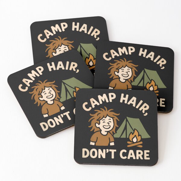Item preview, Camp Hair, Don't care. T-Shirt, Female Camping.  designed and sold by RBTheWorld.