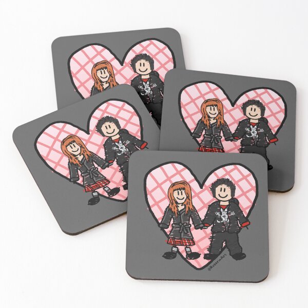 Item preview, Erin and Ian FD3 Heart Stick Figures designed and sold by RoserinArt.