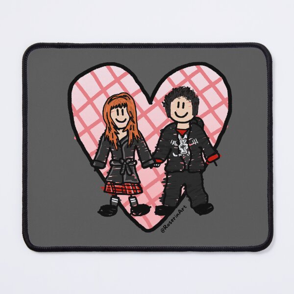 Item preview, Erin and Ian FD3 Heart Stick Figures designed and sold by RoserinArt.
