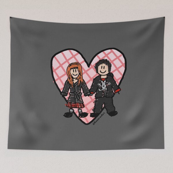 Item preview, Erin and Ian FD3 Heart Stick Figures designed and sold by RoserinArt.