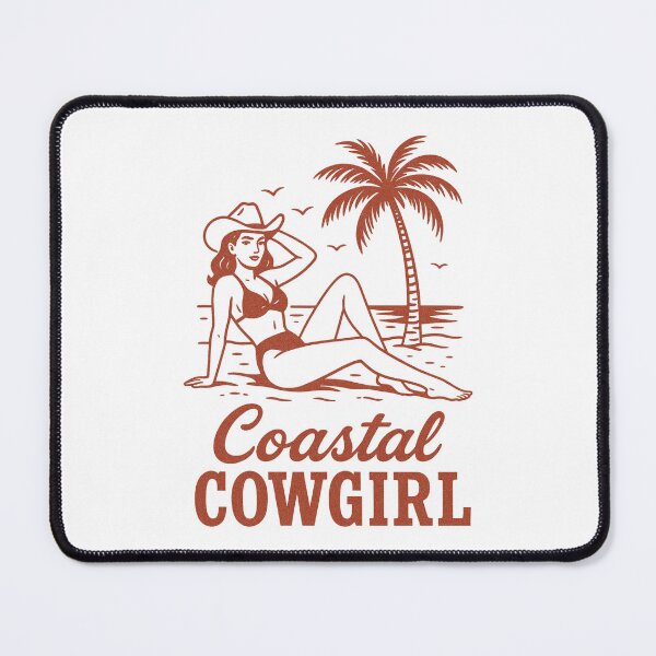 Item preview, Coastal Cowgirl Western Beach Retro Aesthetic designed and sold by Adrian Kane.