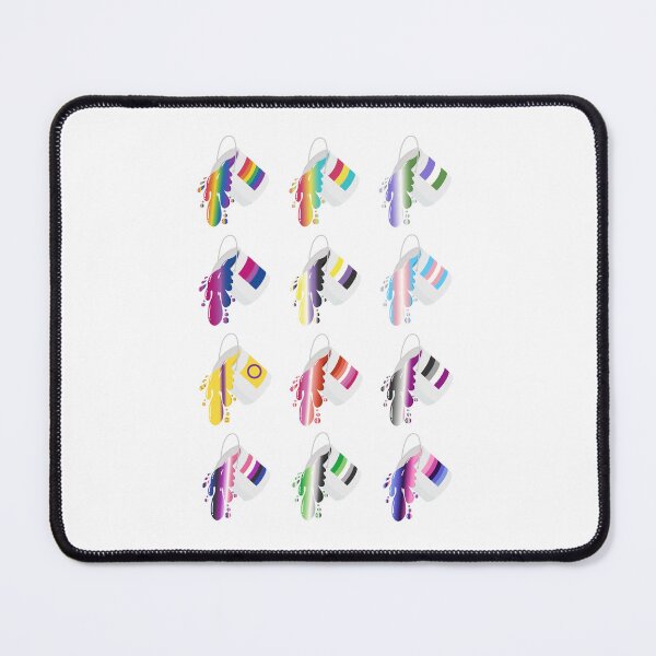 Item preview, Overflowing with Pride – 12 LGBTQ+ Paint Can Flags designed and sold by Rainbowtree8.
