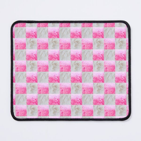 Item preview, Pink & White Fuzzy Textured Star Graphic – Split-Tone Fluffy Design designed and sold by larissa-myrie.