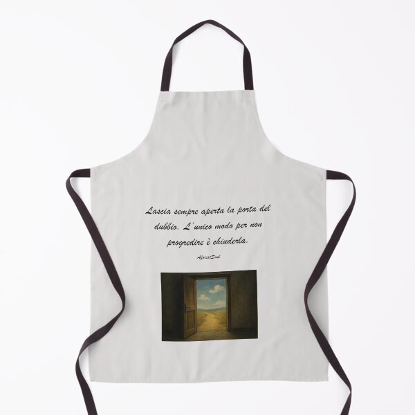 Item preview, La porta del dubbio. - Maglietta e oggetti filosofici - Scritta nera designed and sold by AforistSoul.