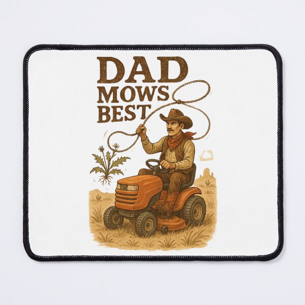 Item preview, Father Mows Best, Father’s Day, Funny Dad Jokes, Lawn Mower, Dad Humor, riding mower designed and sold by Orvista.