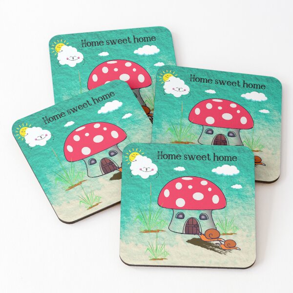 Item preview, Home Sweet Home Cute Mushroom House designed and sold by Lovemountain.