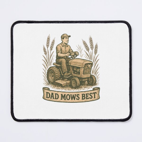 Item preview, Father Mows Best, Father’s Day, Funny Dad Jokes, Lawn Mower, Dad Humor, riding mower designed and sold by Orvista.