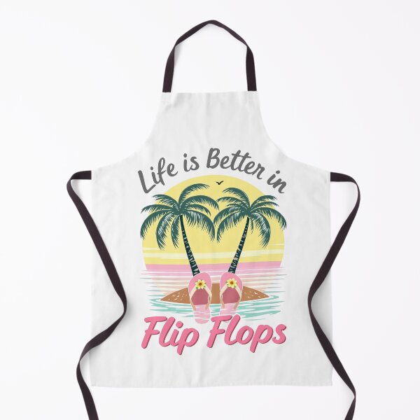 Artikelvorschau, Das Leben ist besser in Flip-Flops Sommer-Strand-Vibes entworfen und verkauft von Adrian Kane.
