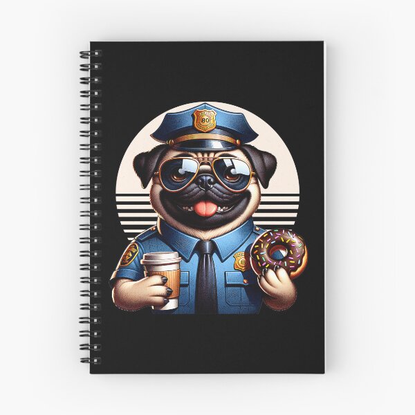 Item preview, Police Pug designed and sold by pikeprints.
