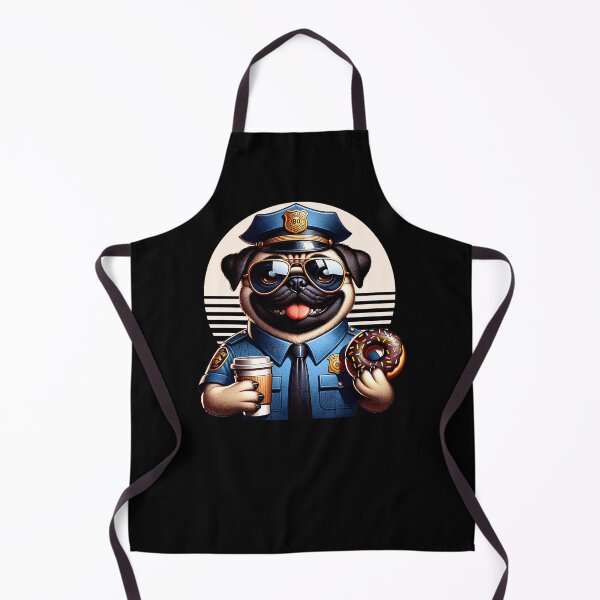 Item preview, Police Pug designed and sold by pikeprints.