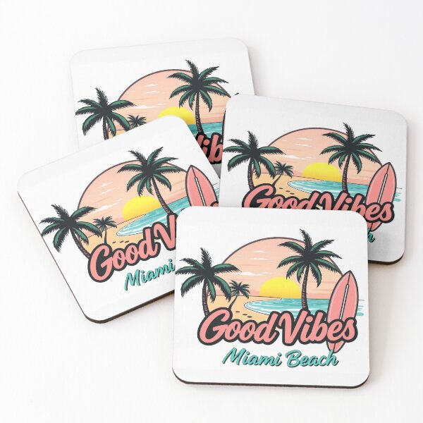 Item preview, Good Vibes Miami Beach designed and sold by casamomo.