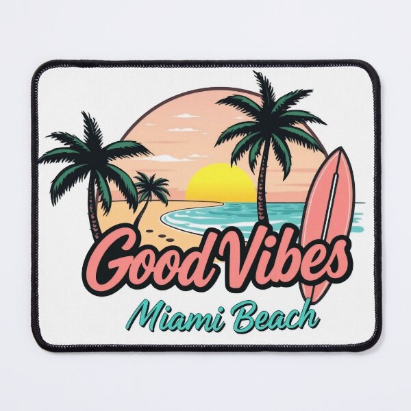 Item preview, Good Vibes Miami Beach designed and sold by casamomo.