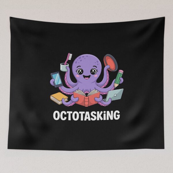 Item preview, Octotasking Creature in Multitask Mode designed and sold by HandicraftArt.
