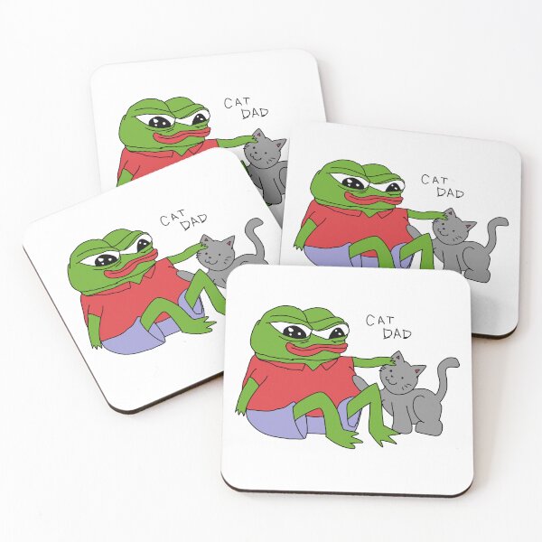 Item preview, Cat Dad Pepe the Frog designed and sold by KatelynMitalski.