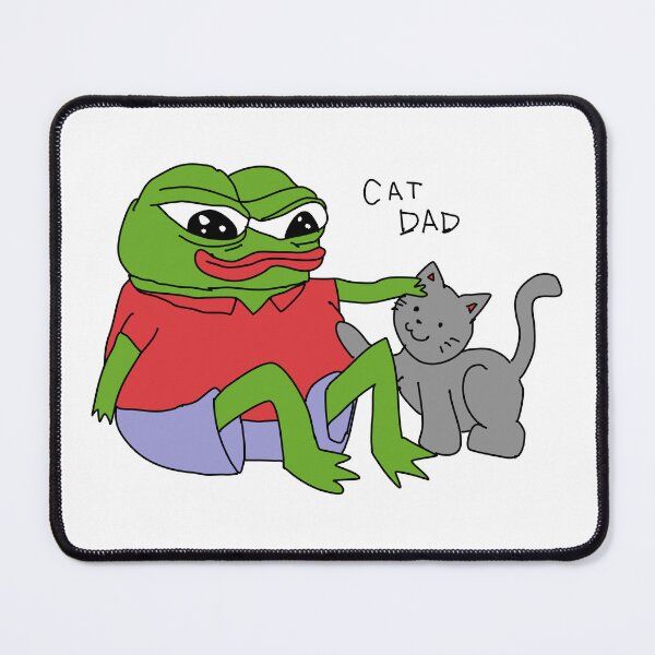 Item preview, Cat Dad Pepe the Frog designed and sold by KatelynMitalski.