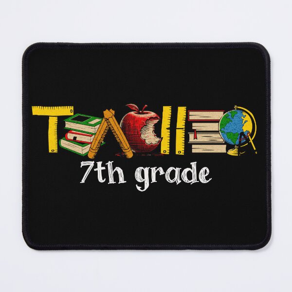 Item preview, 7th Grade Teacher with school supplies designed and sold by Seeds of Change.