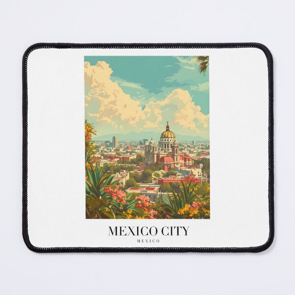 Item preview, Mexico City Poster designed and sold by Lucy Goosy Art.
