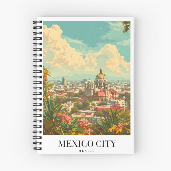Item preview, Mexico City Poster designed and sold by Lucy Goosy Art.