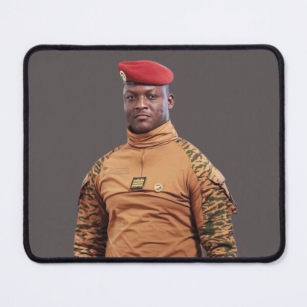 Item preview, President of Burkina Faso Ibrahim Traore in Command designed and sold by ArtistrySky.