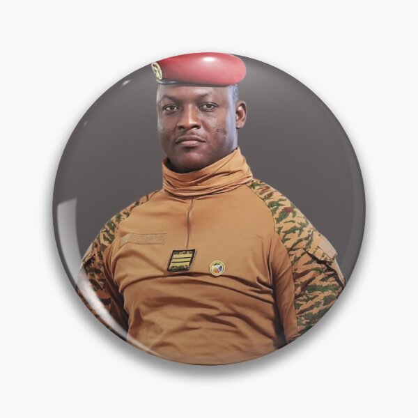 Item preview, President of Burkina Faso Ibrahim Traore in Command designed and sold by ArtistrySky.