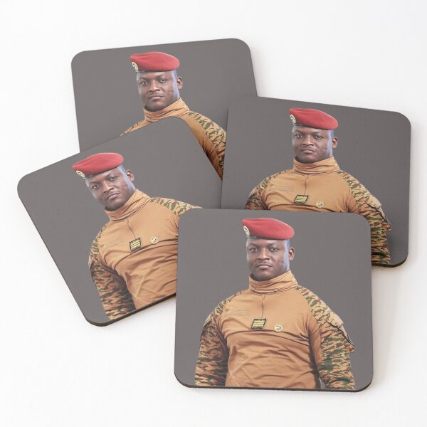 Item preview, President of Burkina Faso Ibrahim Traore in Command designed and sold by ArtistrySky.