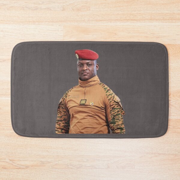 Item preview, President of Burkina Faso Ibrahim Traore in Command designed and sold by ArtistrySky.