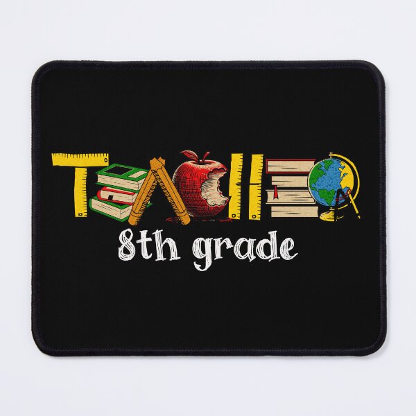 Item preview, 8th Grade Teacher with school supplies designed and sold by Seeds of Change.