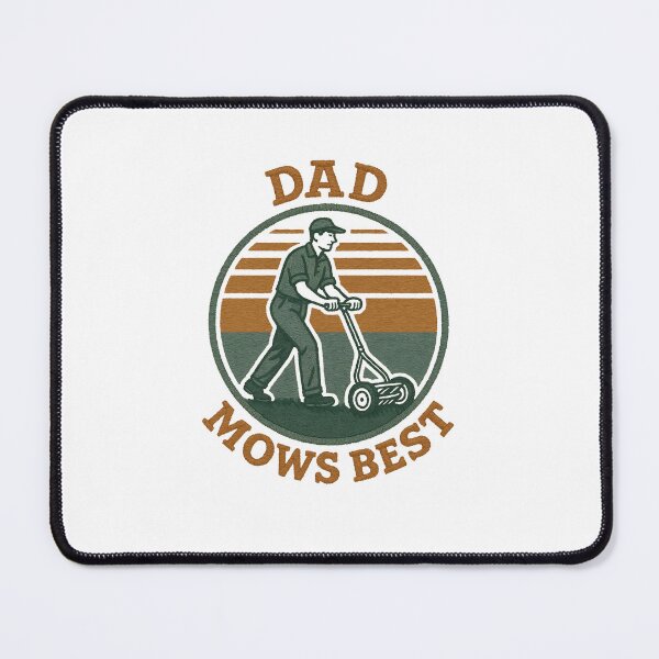 Item preview, Dad Mows Best, Father’s Day, Funny Dad Jokes, Lawn Mower, Dad Humor, riding mower designed and sold by Orvista.