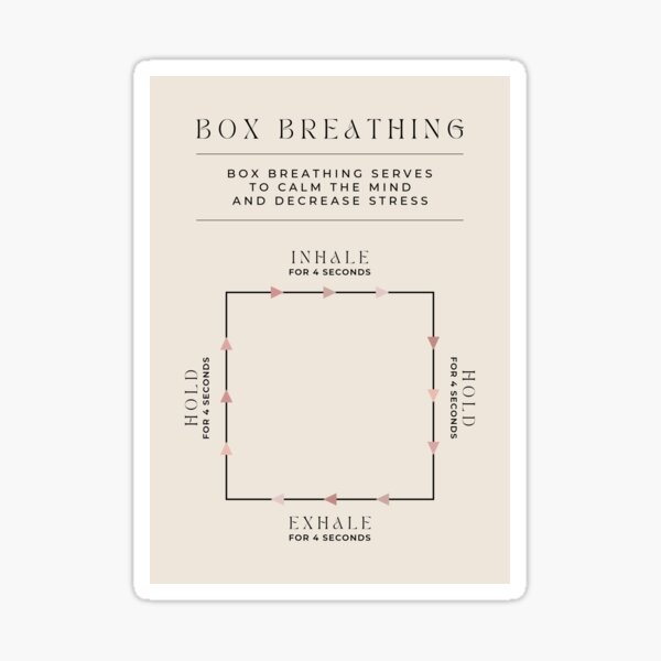 Artikel-Vorschau von Box-Atmung | Pfingstrosenrosa auf Sand | Erdende Atemtechniken für Achtsamkeit und Angstlinderung, designt und verkauft von KindToYourMind.