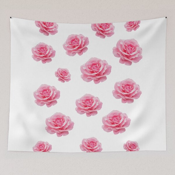 Item preview, Pink Rose Floral Art – Romantic Vintage Flower Design designed and sold by PnrArtDesign.