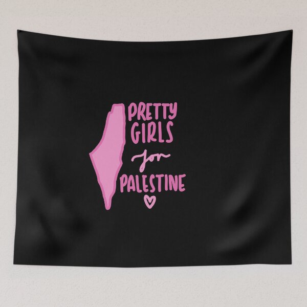 Item preview, Pretty Girls Support Palestine designed and sold by m-sketchbook.