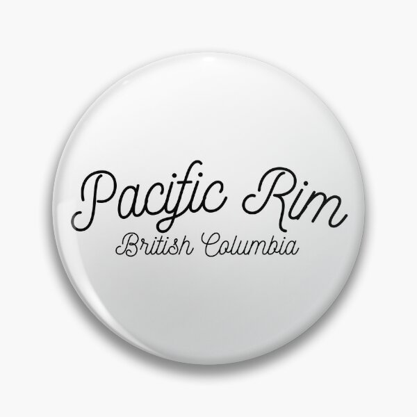 Item preview, Pacific Rim, British Columbia – Handwritten Black Cursive Coastal Design designed and sold by ROB604.