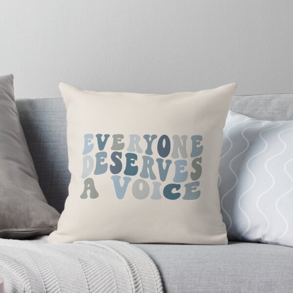Item preview, Everyone Deserves A Voice | Ocean Blue on Sand | Speech Therapy Room Decor designed and sold by KindToYourMind.