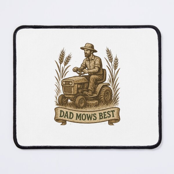 Item preview, Father Mows Best, Father’s Day, Funny Dad Jokes, Lawn Mower, Dad Humor, riding mower designed and sold by Orvista.