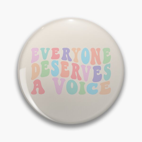 Item preview, Everyone Deserves A Voice | Pastel Rainbow on Sand | Speech Therapy Room Decor designed and sold by KindToYourMind.