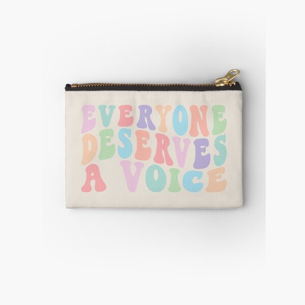 Item preview, Everyone Deserves A Voice | Pastel Rainbow on Sand | Speech Therapy Room Decor designed and sold by KindToYourMind.