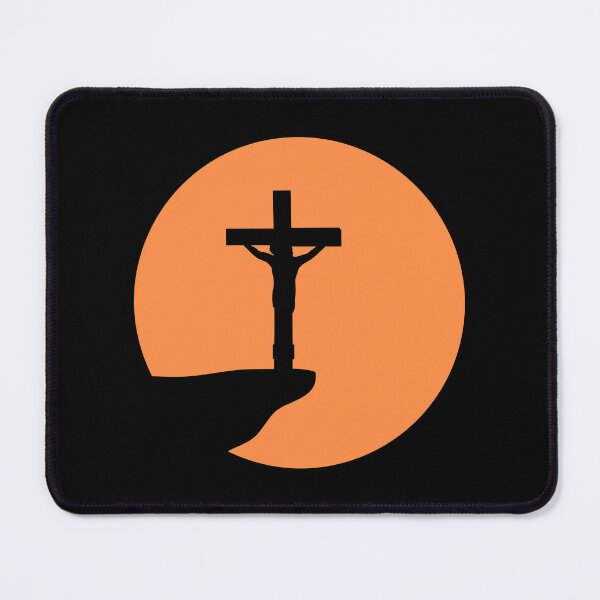 Item preview, Jesus Christ God Faith Cross Cliff Mountain Pray designed and sold by shirt-o-mat.