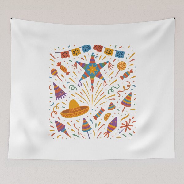 Item preview, Colorful Mexican Fiesta Piñata Explosion designed and sold by dessertcruzing.