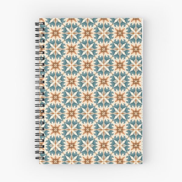 Item preview, Vintage Boho Tile Pattern – Blue & Terracotta Mandala Design designed and sold by TuckerLogan.