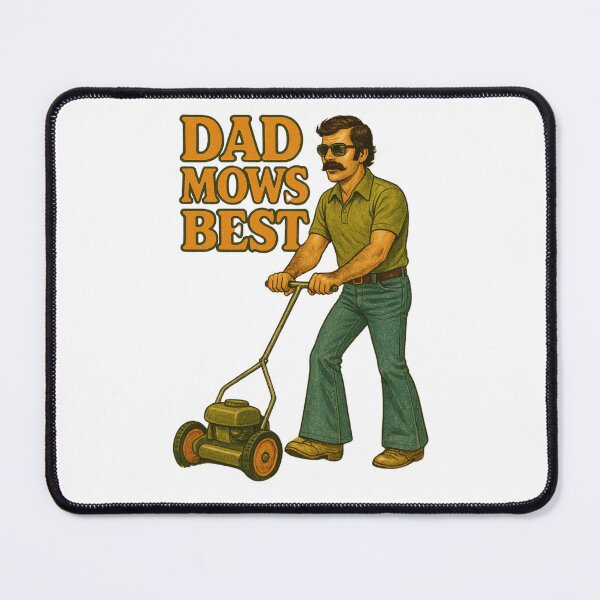 Item preview, Father Mows Best, Father’s Day, Funny Dad Jokes, Lawn Mower, Dad Humor, riding mower, For Dad designed and sold by Orvista.