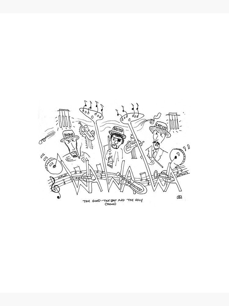 Thumbnail 6 of 6, Apron, The Good The Bad and The Ugly (theme) designed and sold by bromfieldpen.