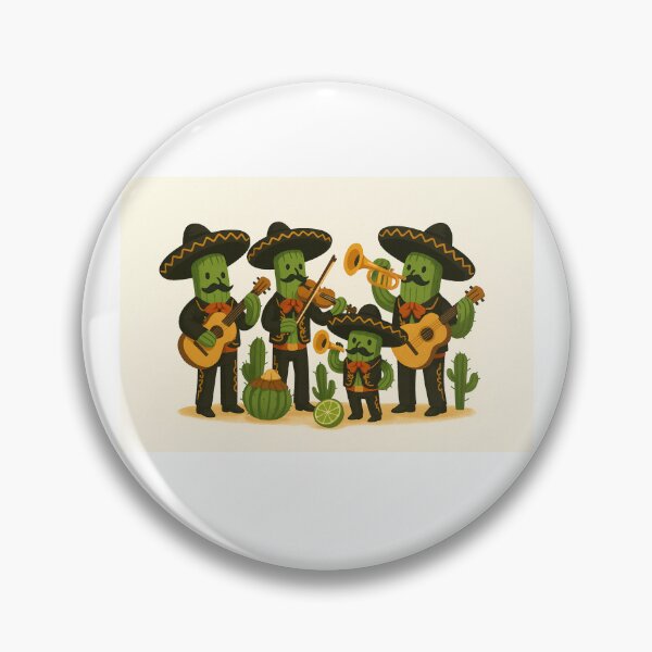 Item preview, Mariachi Cactus Band in Fiesta Mode designed and sold by dessertcruzing.