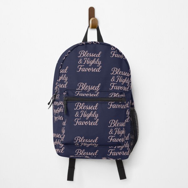 Item preview, Blessed & Highly Favored – Elegant Faith-Based Affirmation Design designed and sold by astersgraphics.