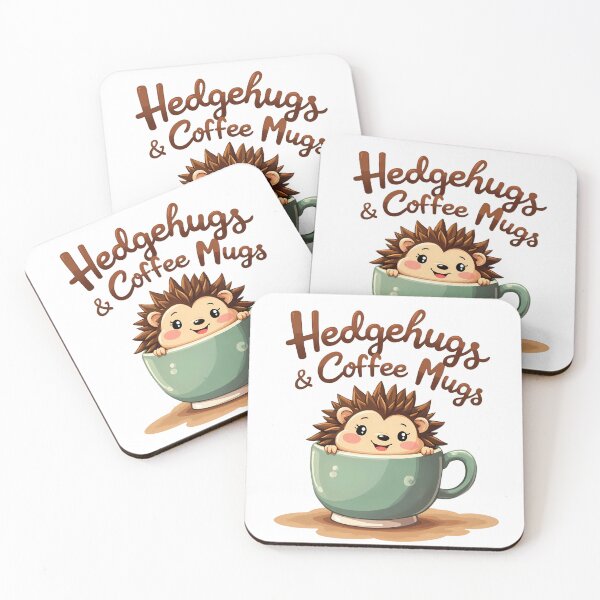 Item preview, Hedgehugs & Coffee Mugs! - Cute Hedgehog & Hugs designed and sold by Brewtiful Style.