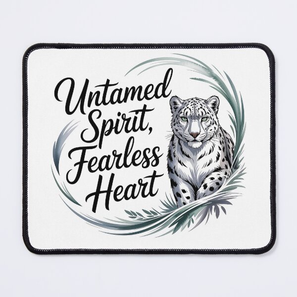 Item preview, Inner Strength Snow Leopard designed and sold by Bliss Find And Design.