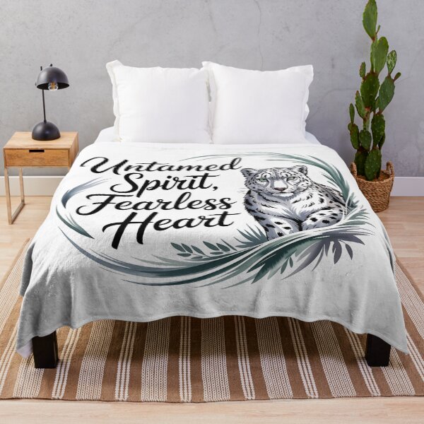 Item preview, Inner Strength Snow Leopard designed and sold by Bliss Find And Design.