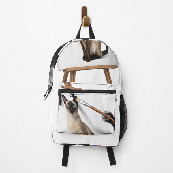 Item preview, Artist Cat – Cat Painting on a Canvas designed and sold by mostafa gebril ⭐⭐⭐⭐⭐.