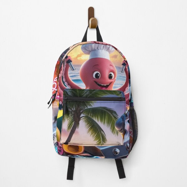 Item preview, Galactic Beach Cooking Octopus Chef Robot Art designed and sold by Dream Output .