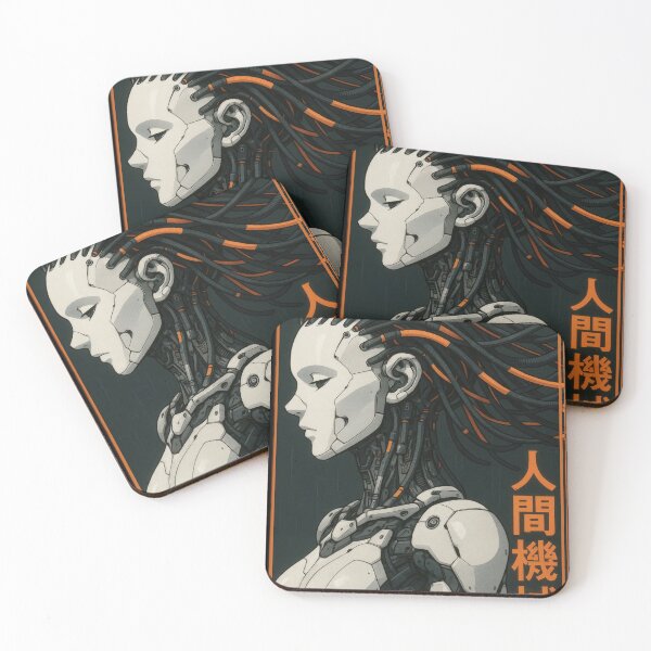 Item preview, Female Cyborg Profile with Circuit Hair designed and sold by Hirvipelto.
