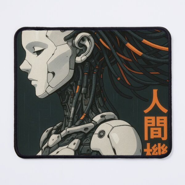 Item preview, Female Cyborg Profile with Circuit Hair designed and sold by Hirvipelto.